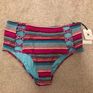 NWT High waist swim suit bottoms